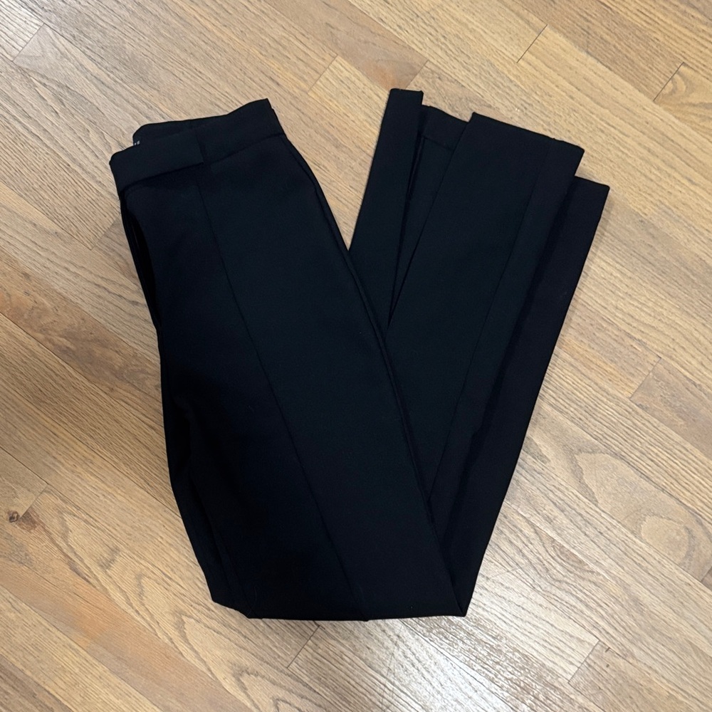 Zara Black High-Waist Dress Pants